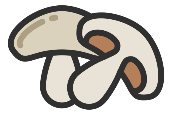 Download Mushrooms Icon. Champignon Sign. Shitaki - Champignon Collection