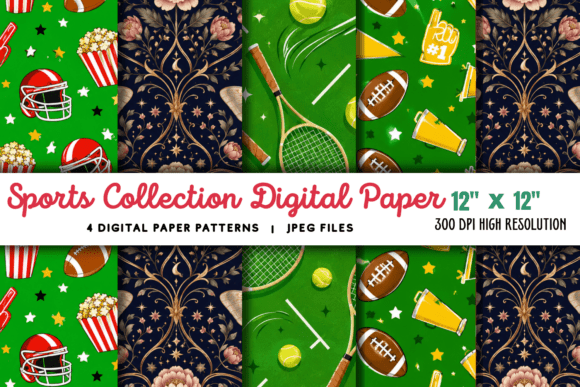 Download Sports Collection Digital Paper 3 - Collection Collection