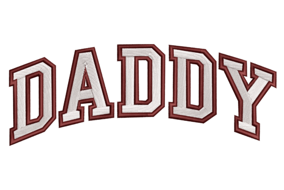Download Varsity Applique Letters “DADDY” - Dad Collection