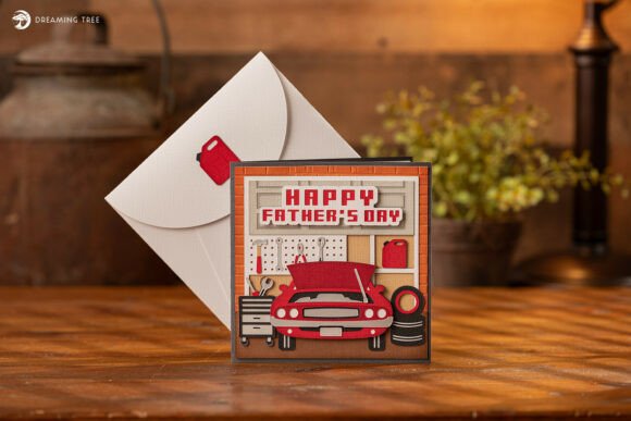 Download Dad's Garage Card SVG - Dad Collection
