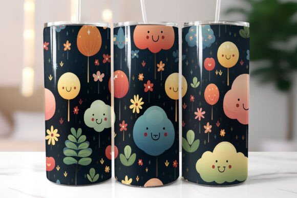 Download Playful Pattern of Happy Trees - Playful pattern Collection
