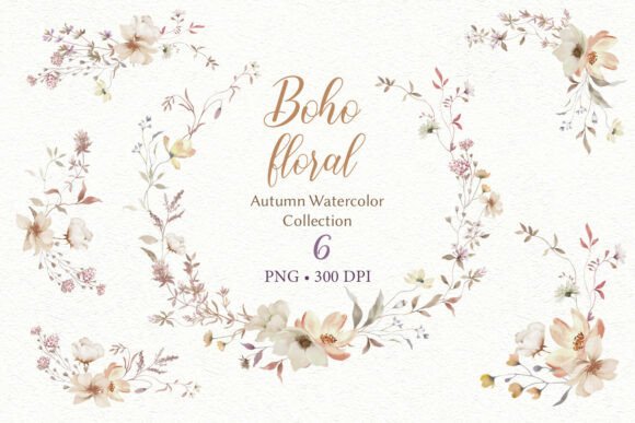 Download Hand Painted Boho Fall Collection - Collection Collection
