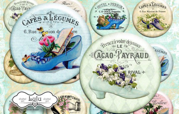 Download Vintage Shoes Circles - Premium Bundle