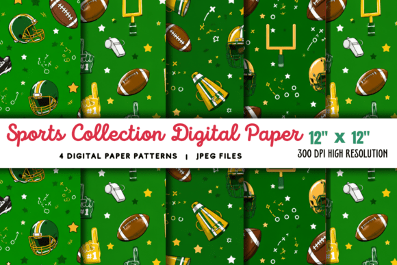 Download Sports Collection Digital Paper 4 - Collection Collection