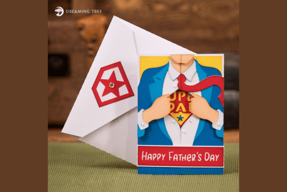Download Super Dad Card SVG - Dad Collection